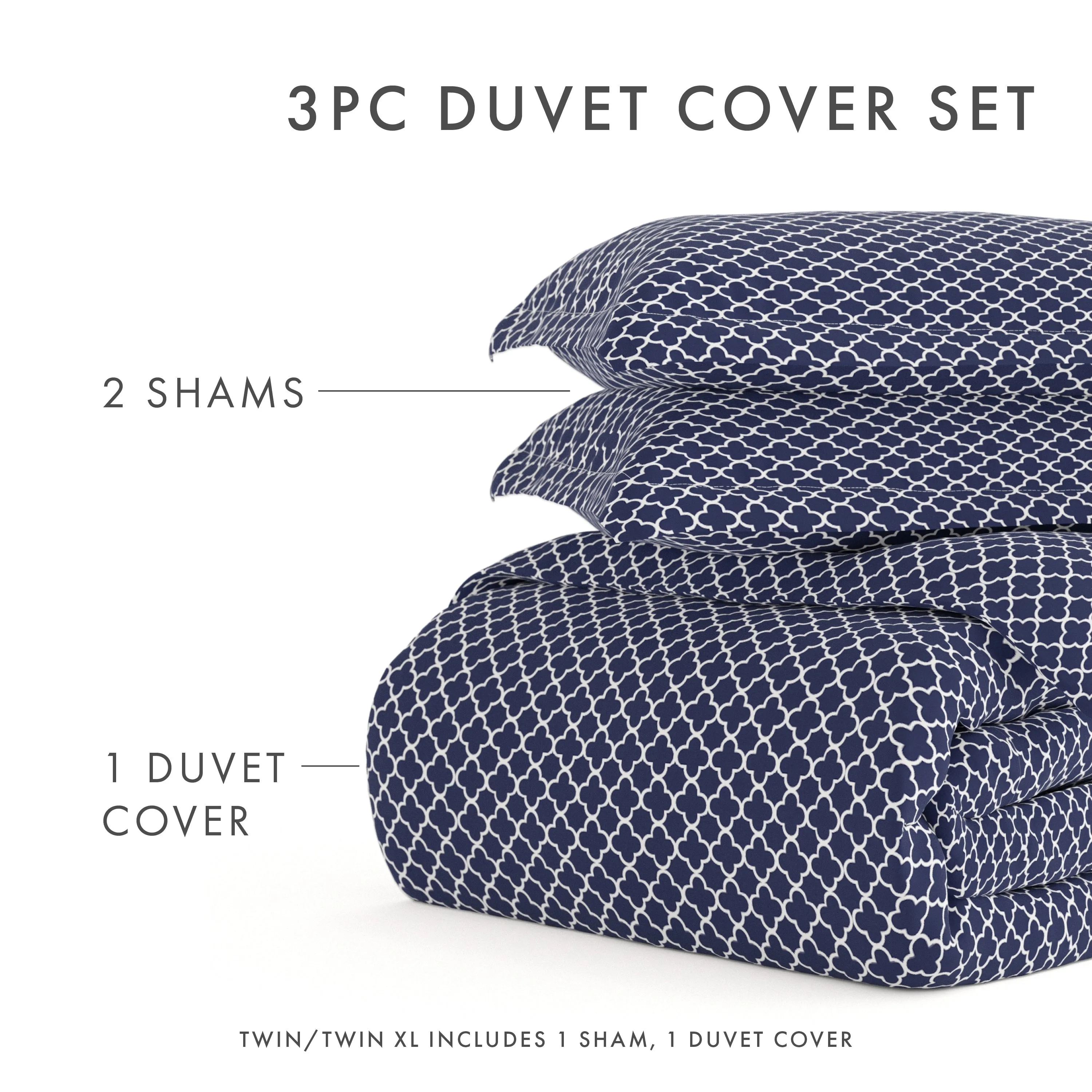 Sale - Pattern 3-Piece Duvet Cover Set
