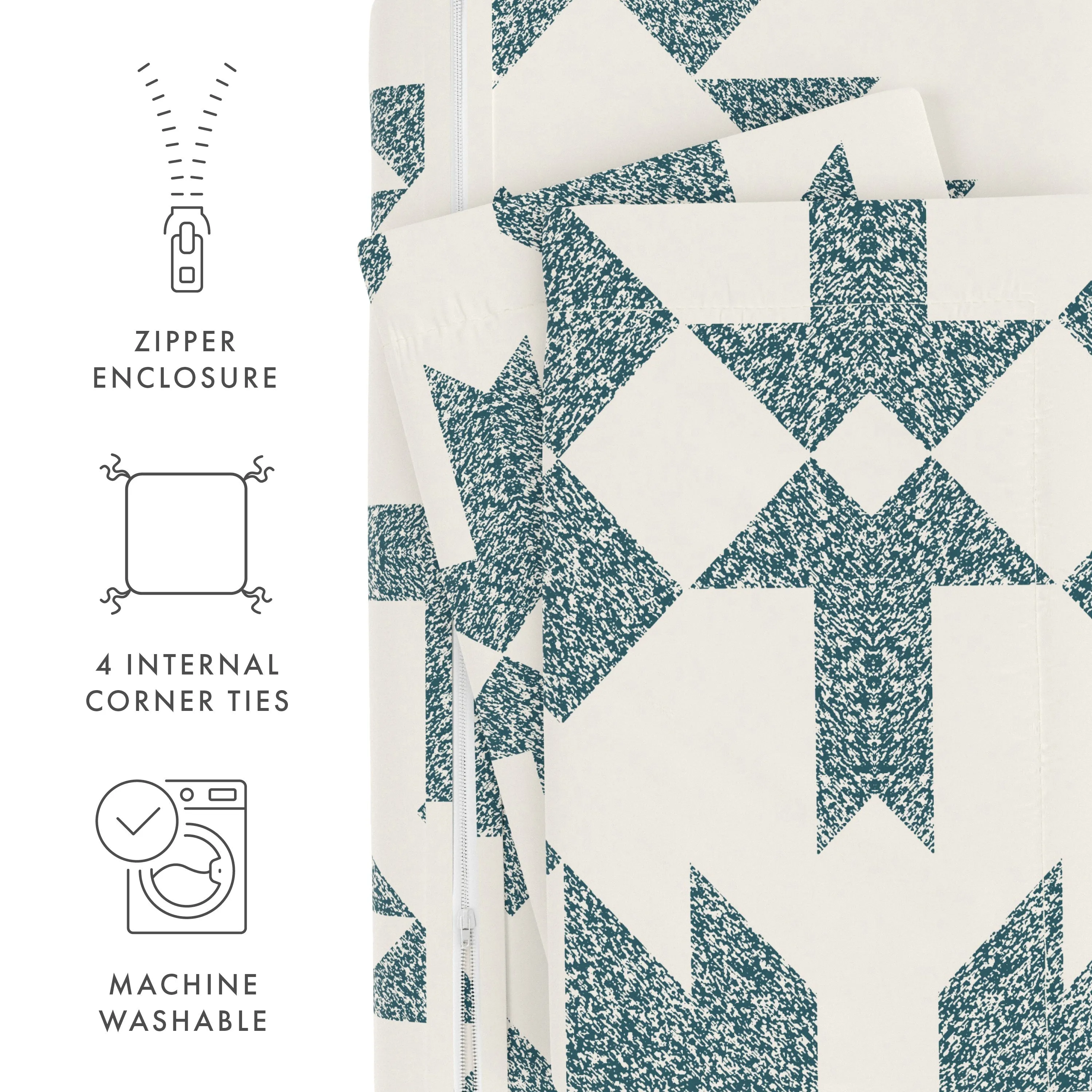 Sale - Pattern 3-Piece Duvet Cover Set