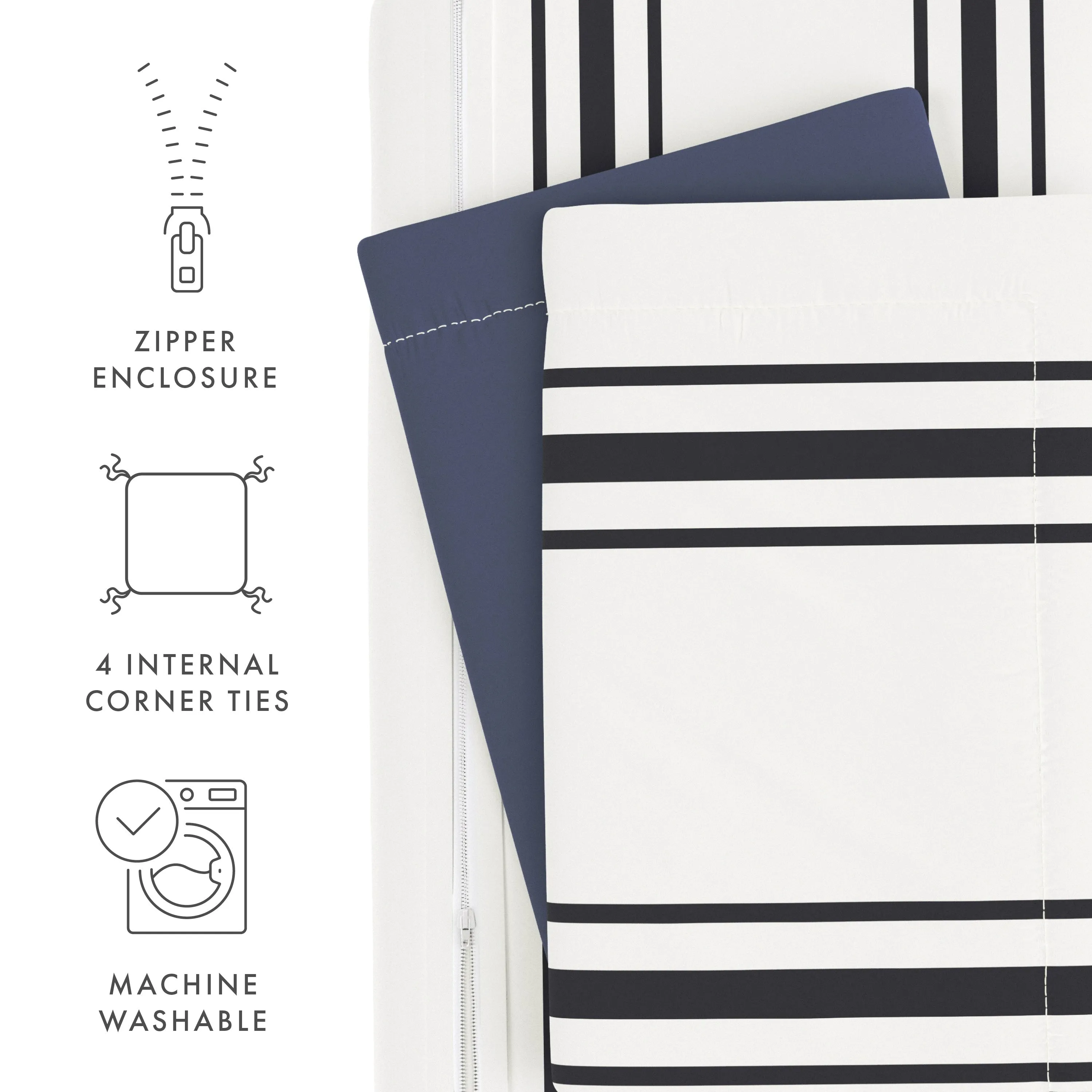 Sale - Pattern 3-Piece Duvet Cover Set