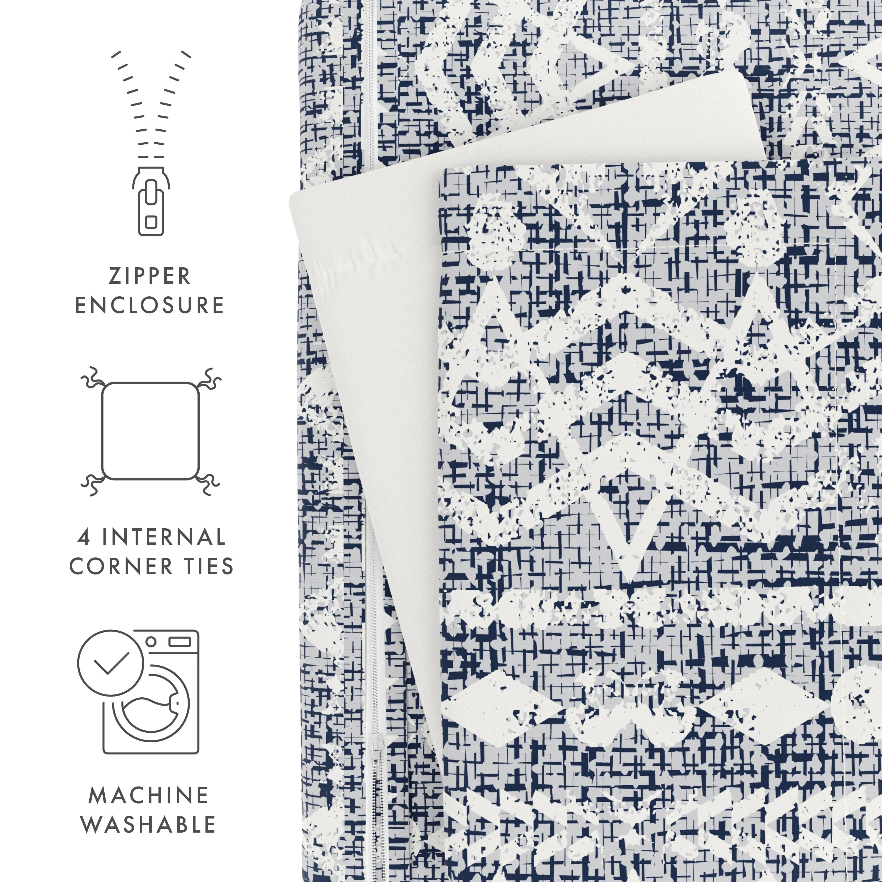 Sale - Pattern 3-Piece Duvet Cover Set
