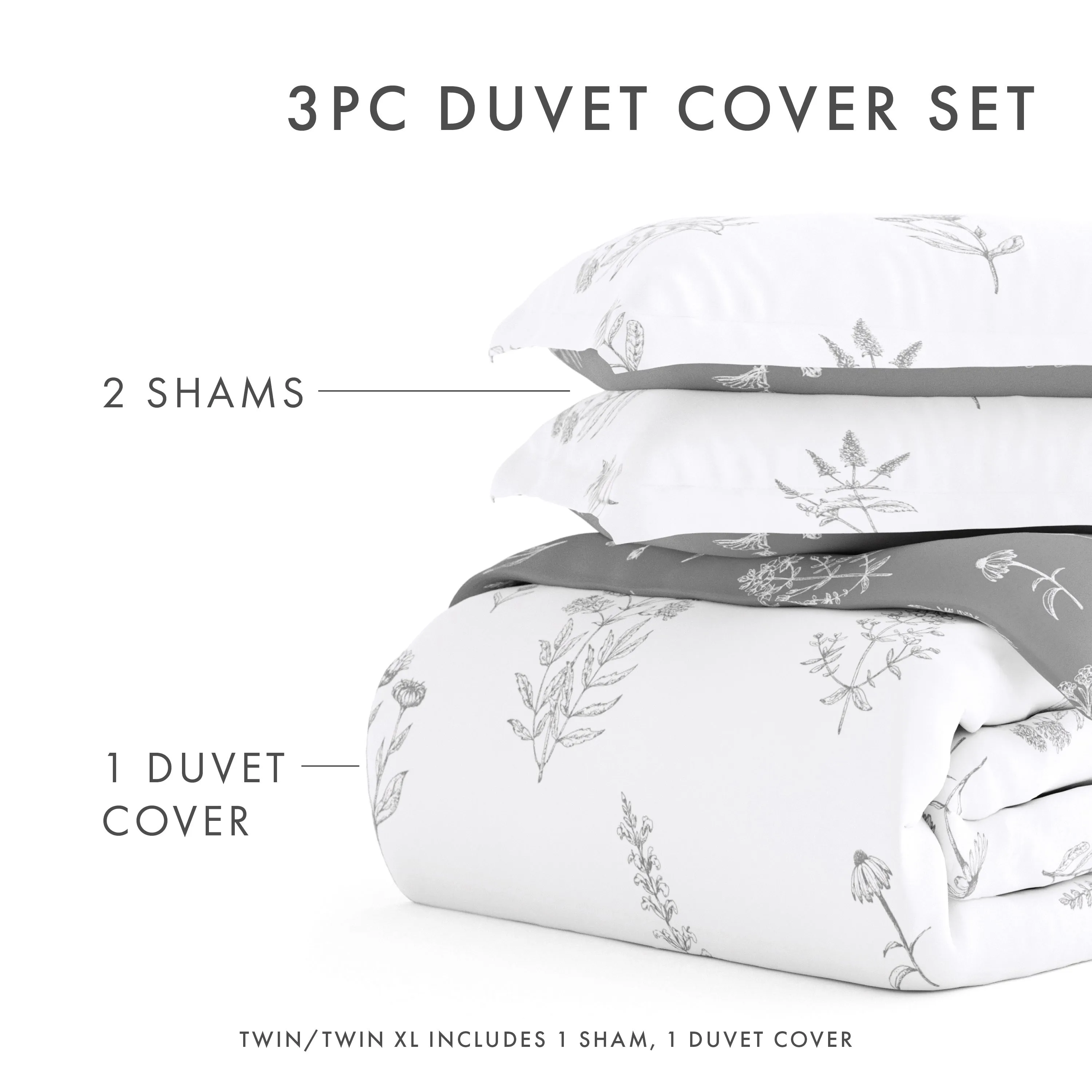 Sale - Pattern 3-Piece Duvet Cover Set