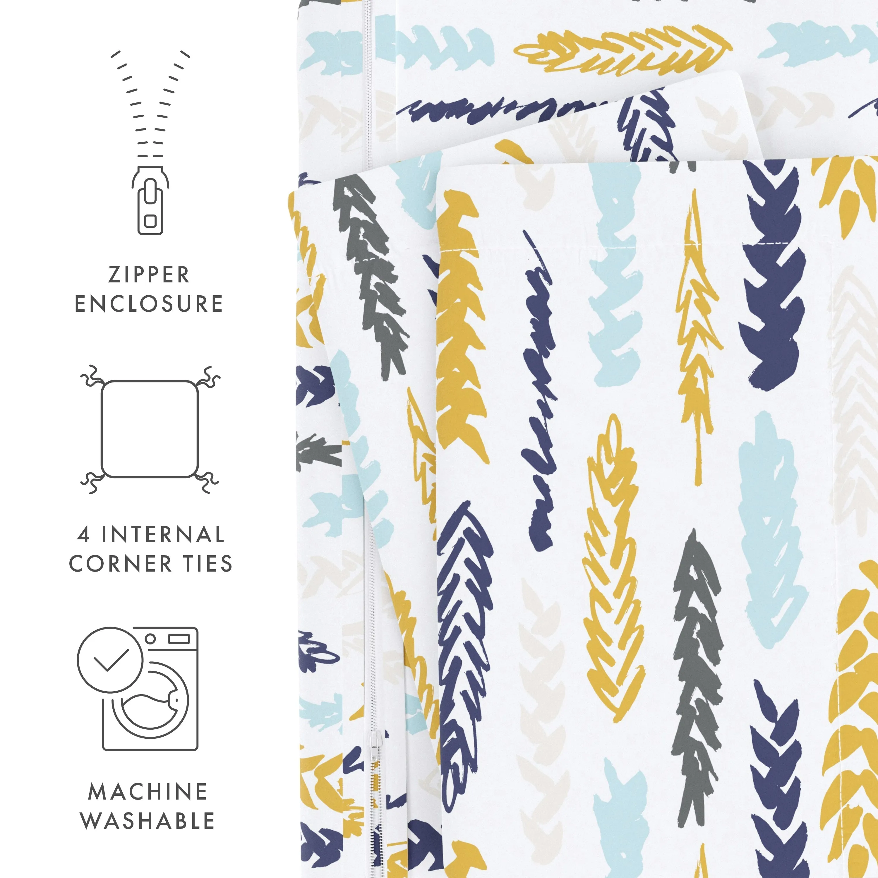 Sale - Pattern 3-Piece Duvet Cover Set