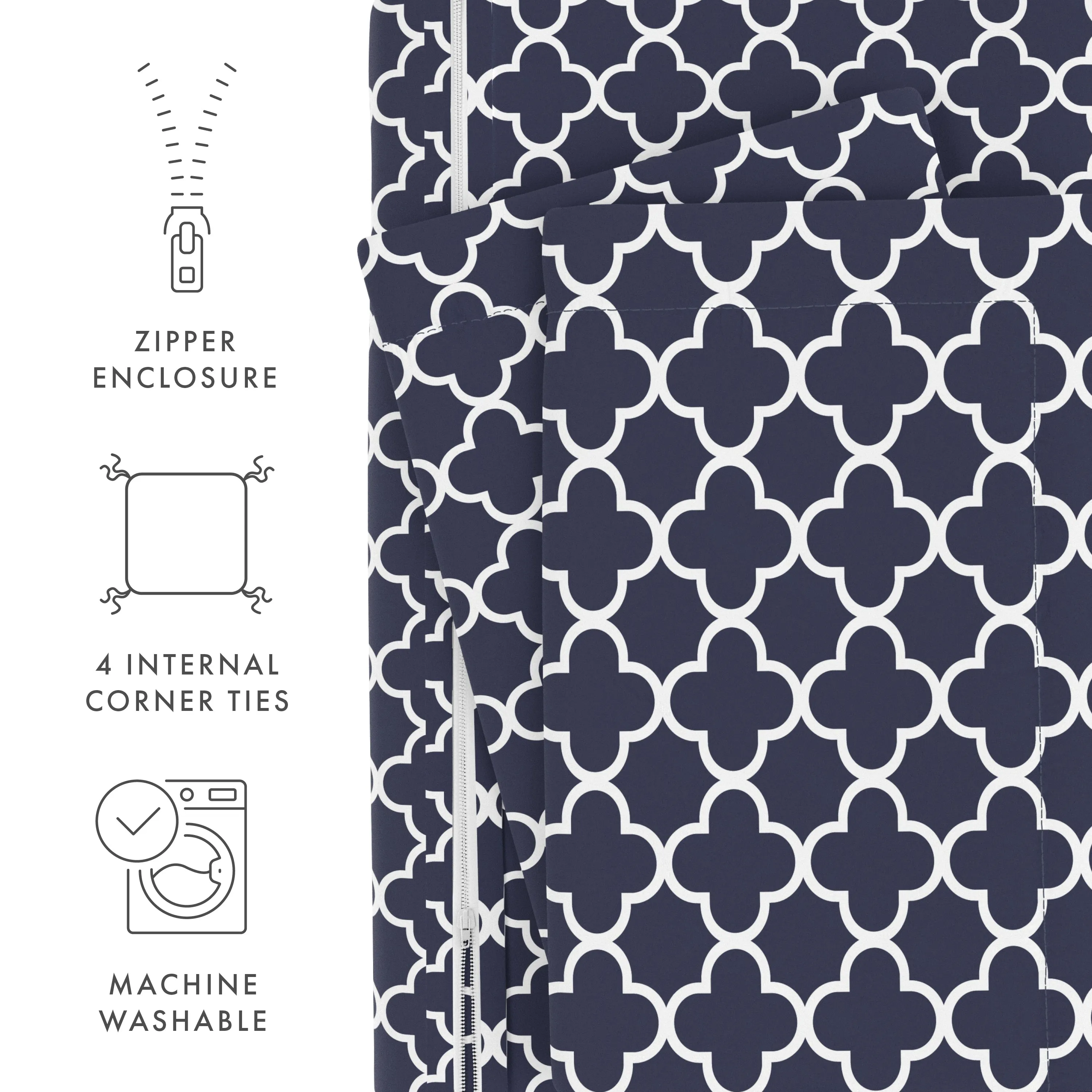 Sale - Pattern 3-Piece Duvet Cover Set