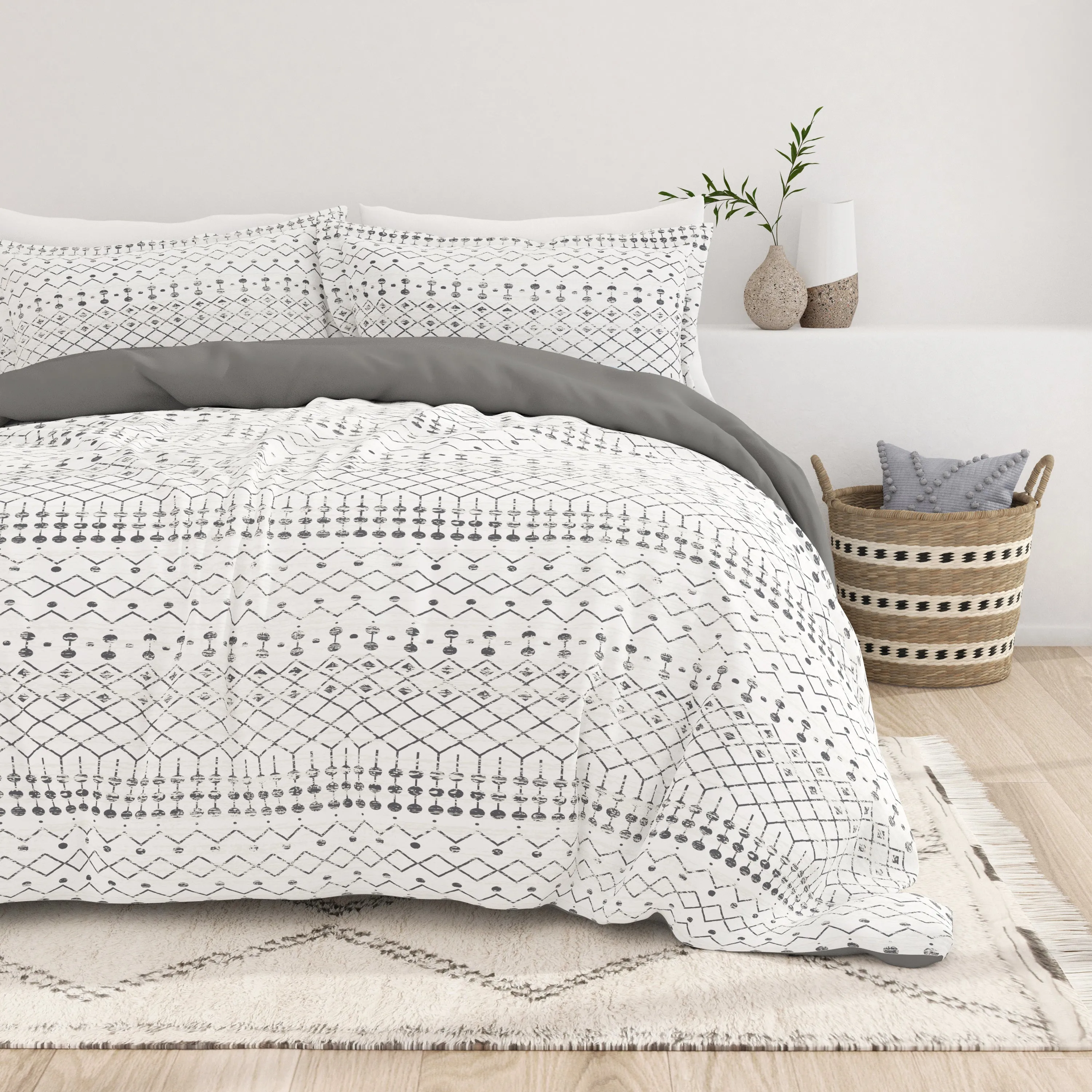Sale - Pattern 3-Piece Duvet Cover Set