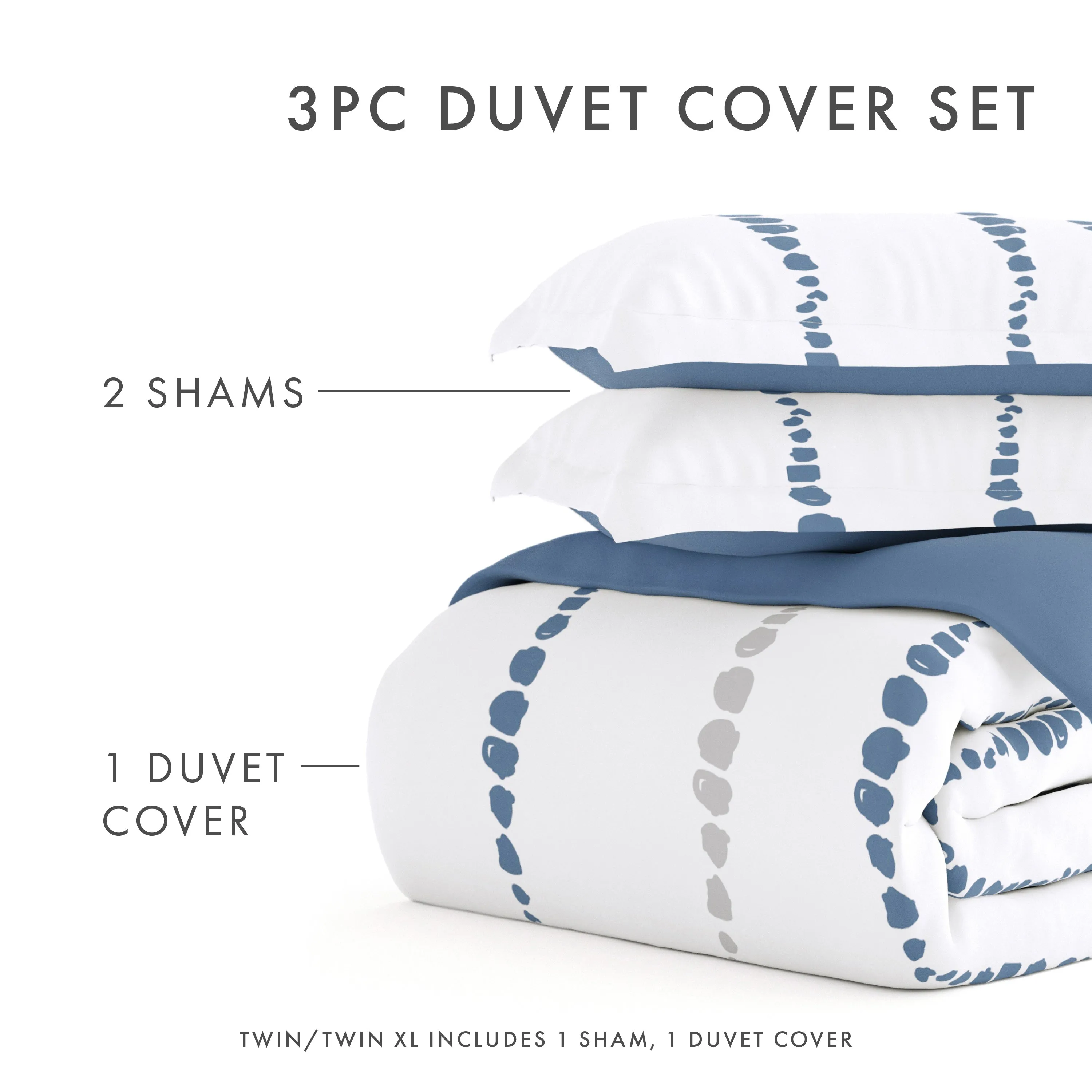 Sale - Pattern 3-Piece Duvet Cover Set