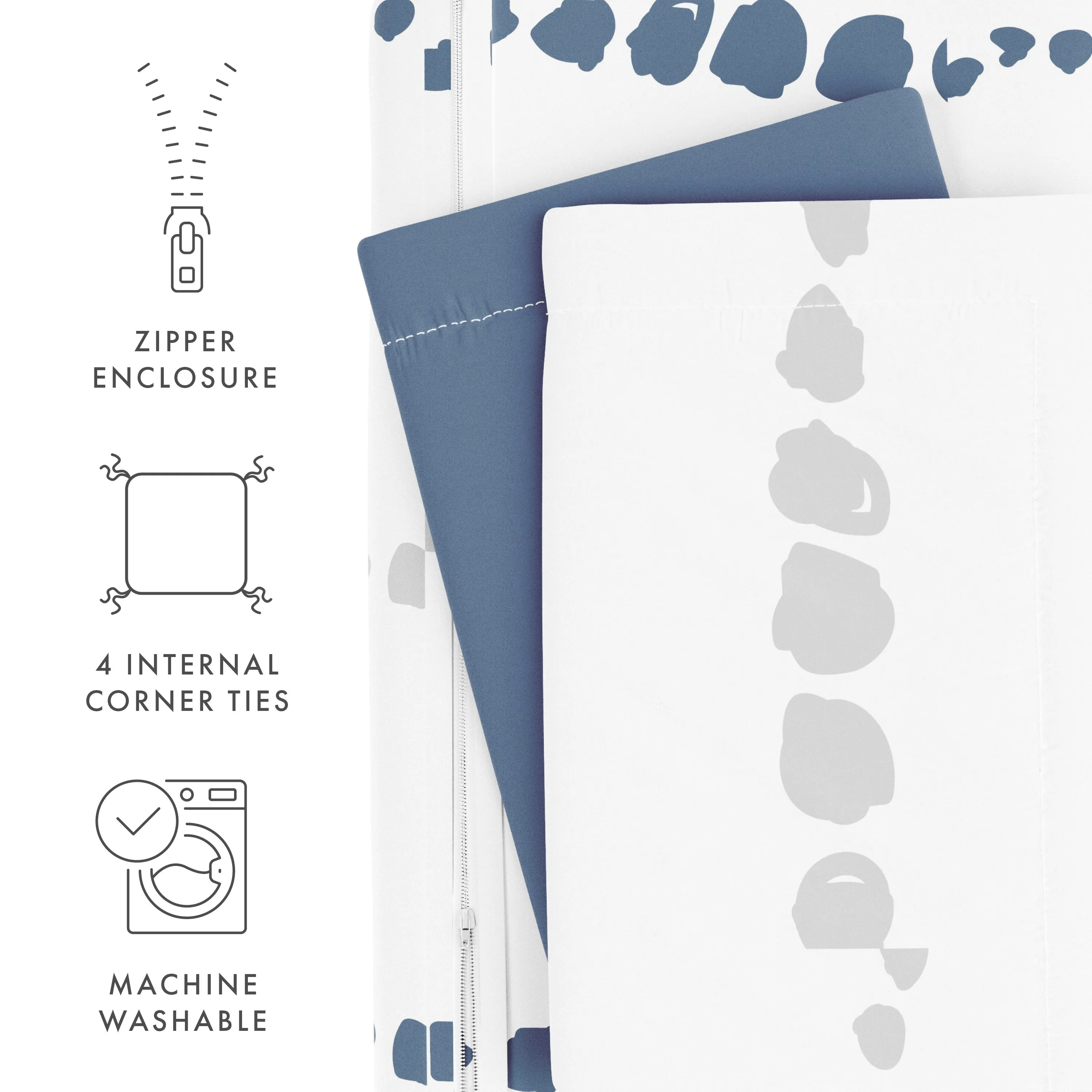 Sale - Pattern 3-Piece Duvet Cover Set