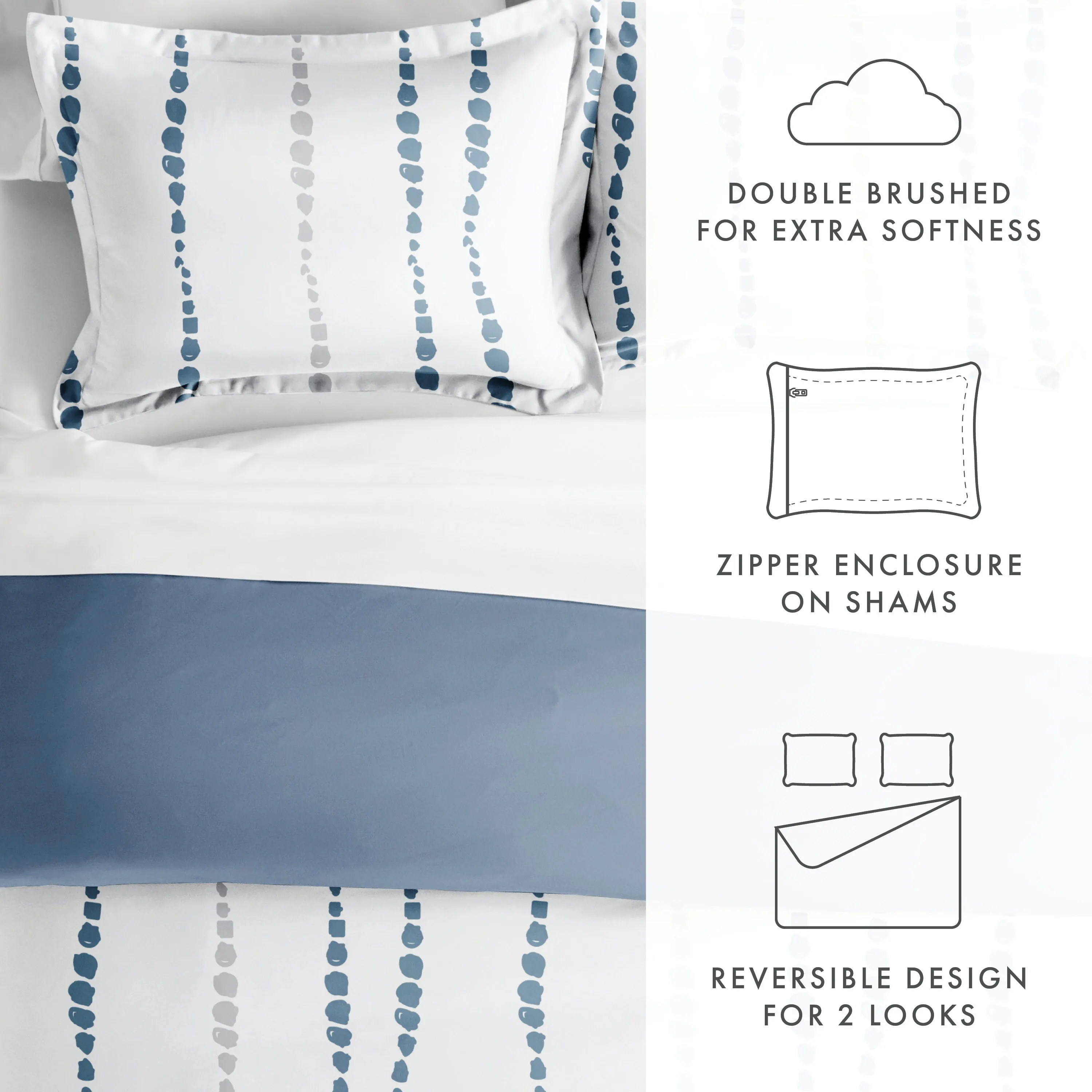 Sale - Pattern 3-Piece Duvet Cover Set
