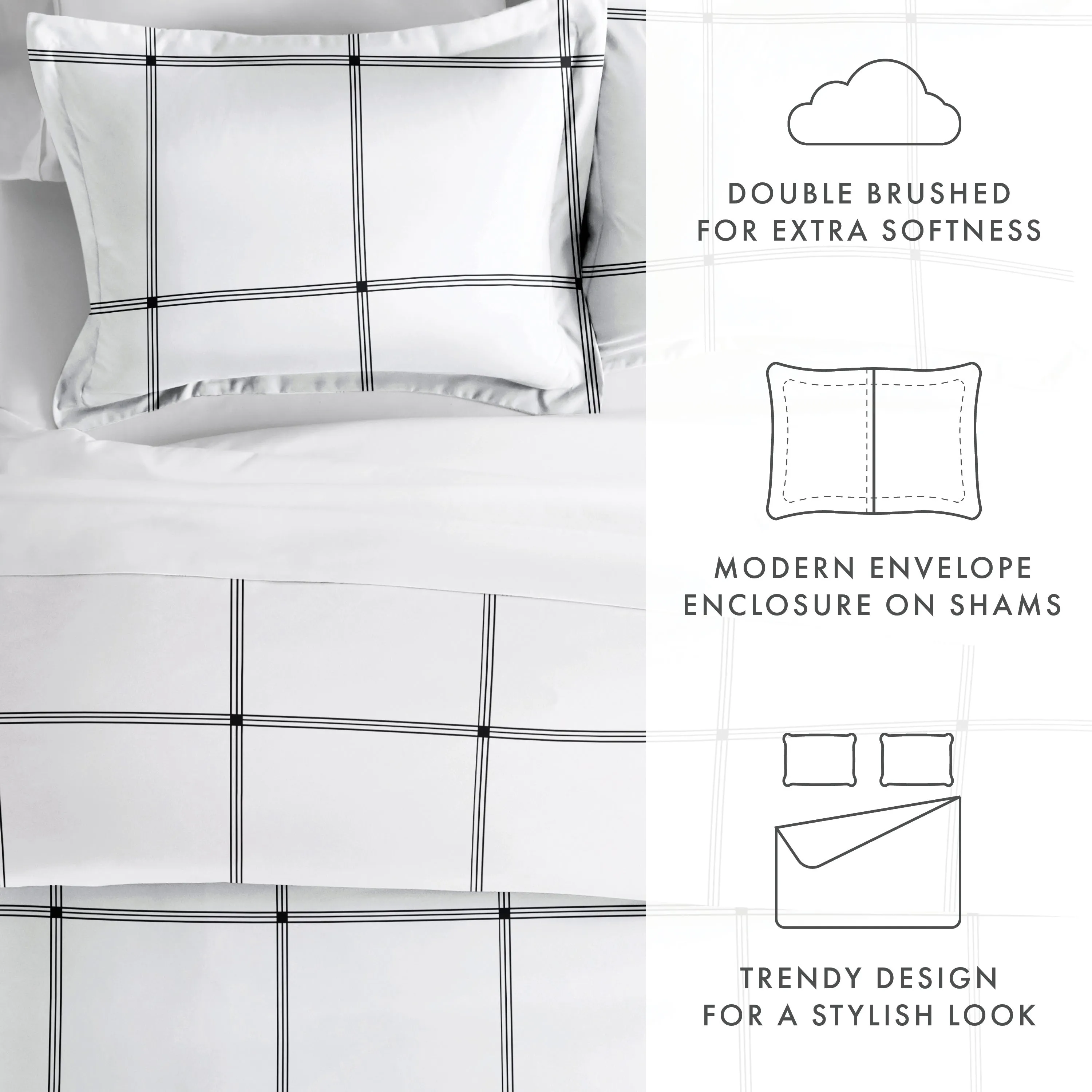 Sale - Pattern 3-Piece Duvet Cover Set