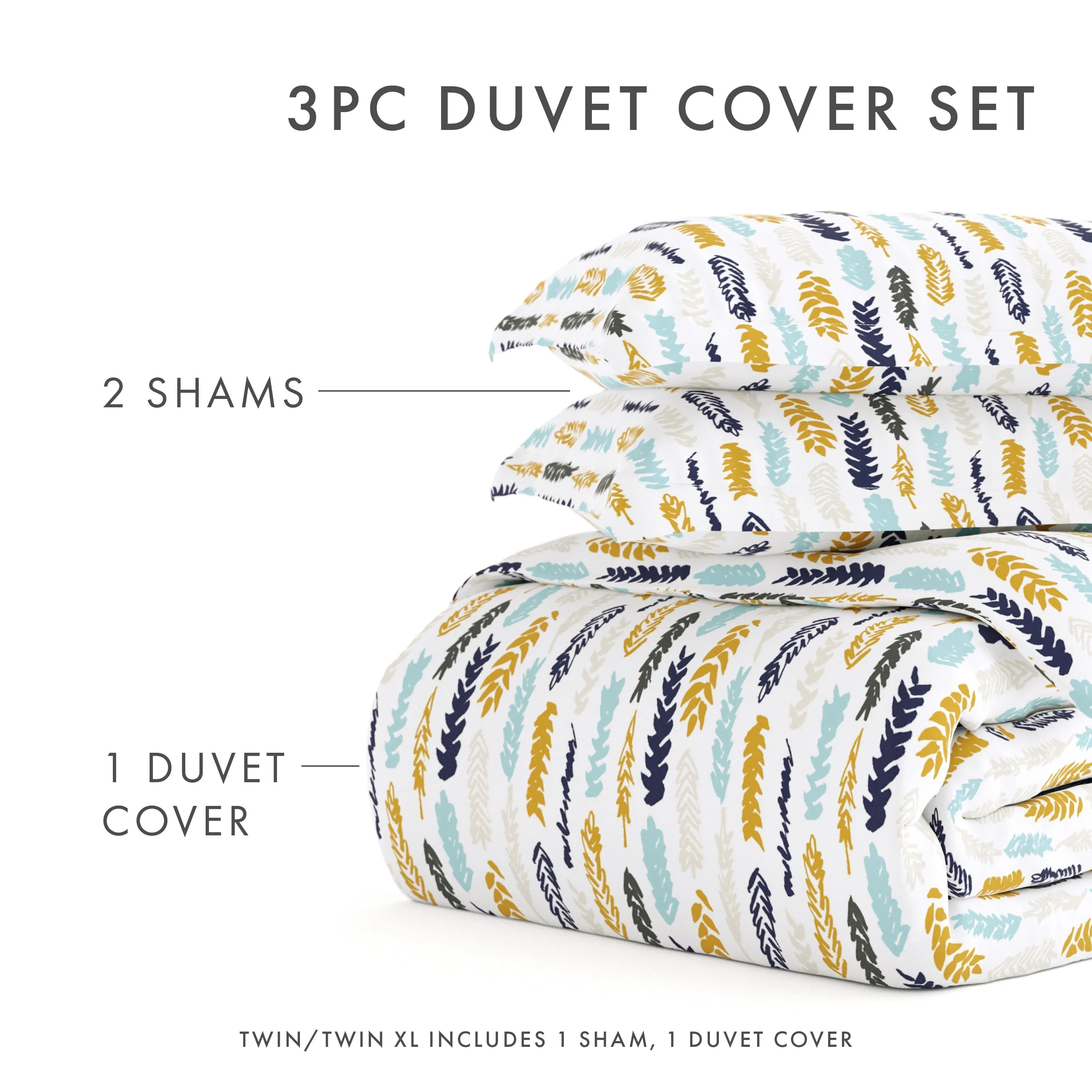 Sale - Pattern 3-Piece Duvet Cover Set