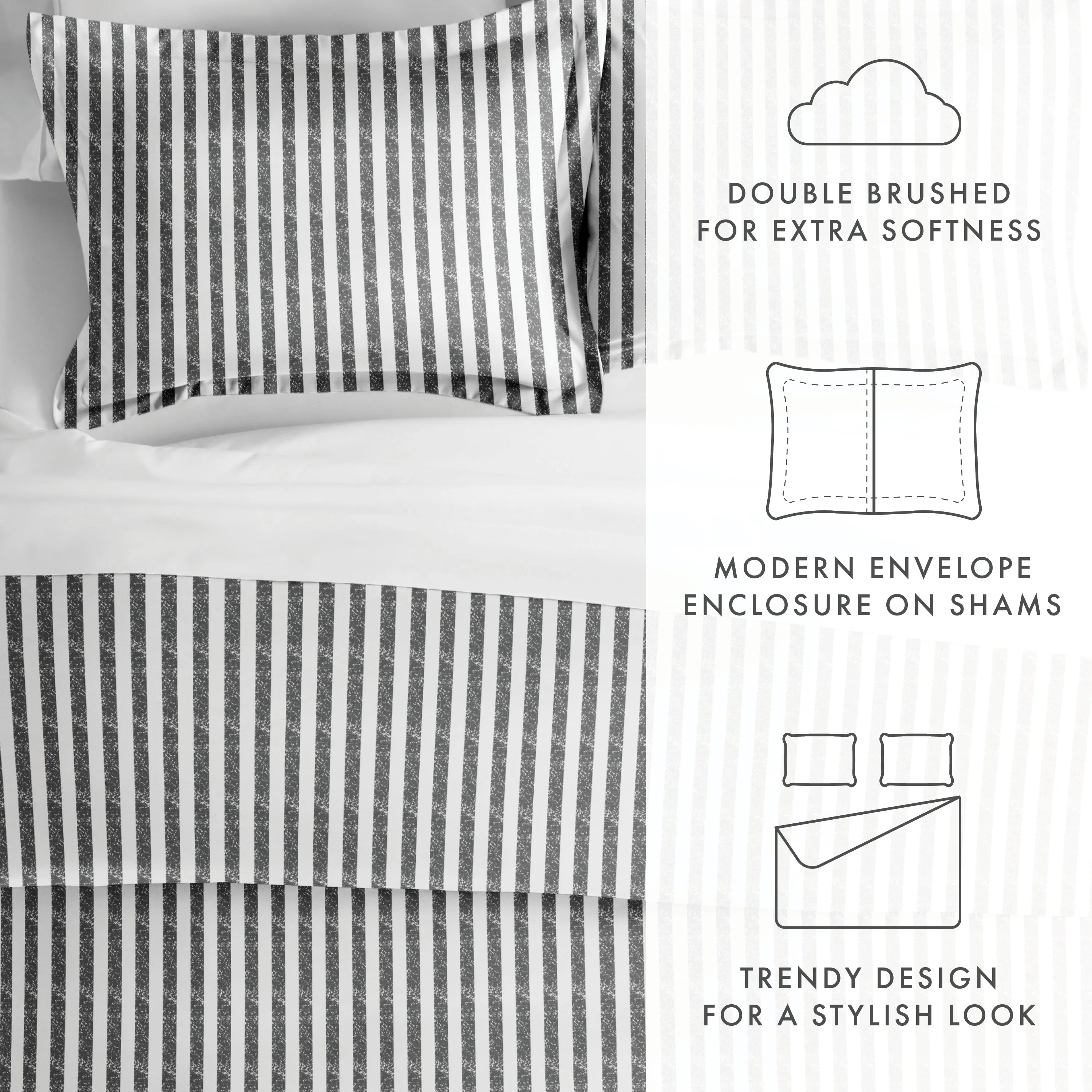 Sale - Pattern 3-Piece Duvet Cover Set