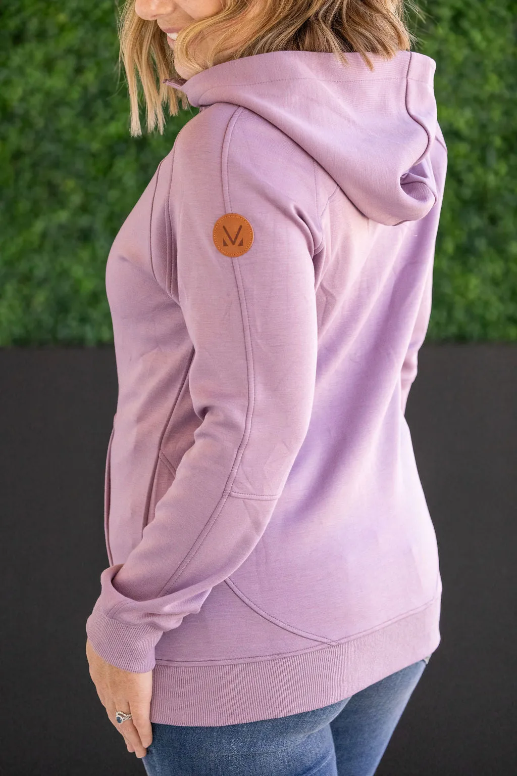 Scuba HalfZip Hoodie - Lavender by Michelle Mae