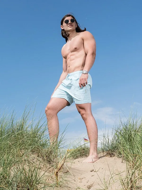 STRIDEZ Rugby Player Swim Shorts Gym Shorts Blue