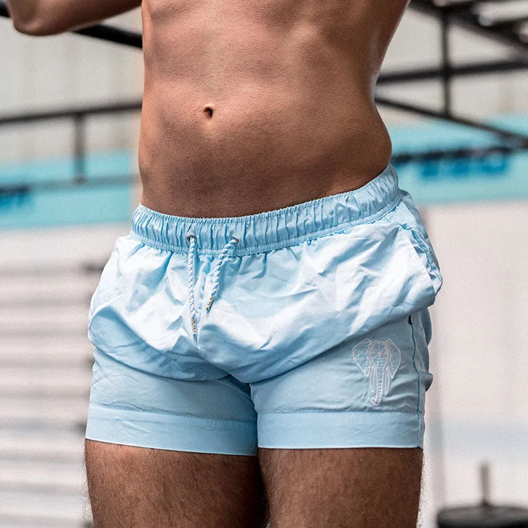 STRIDEZ Rugby Player Swim Shorts Gym Shorts Blue