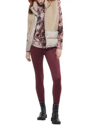 Tribal Quilted Mockneck Vest 1141O-3652-0049
