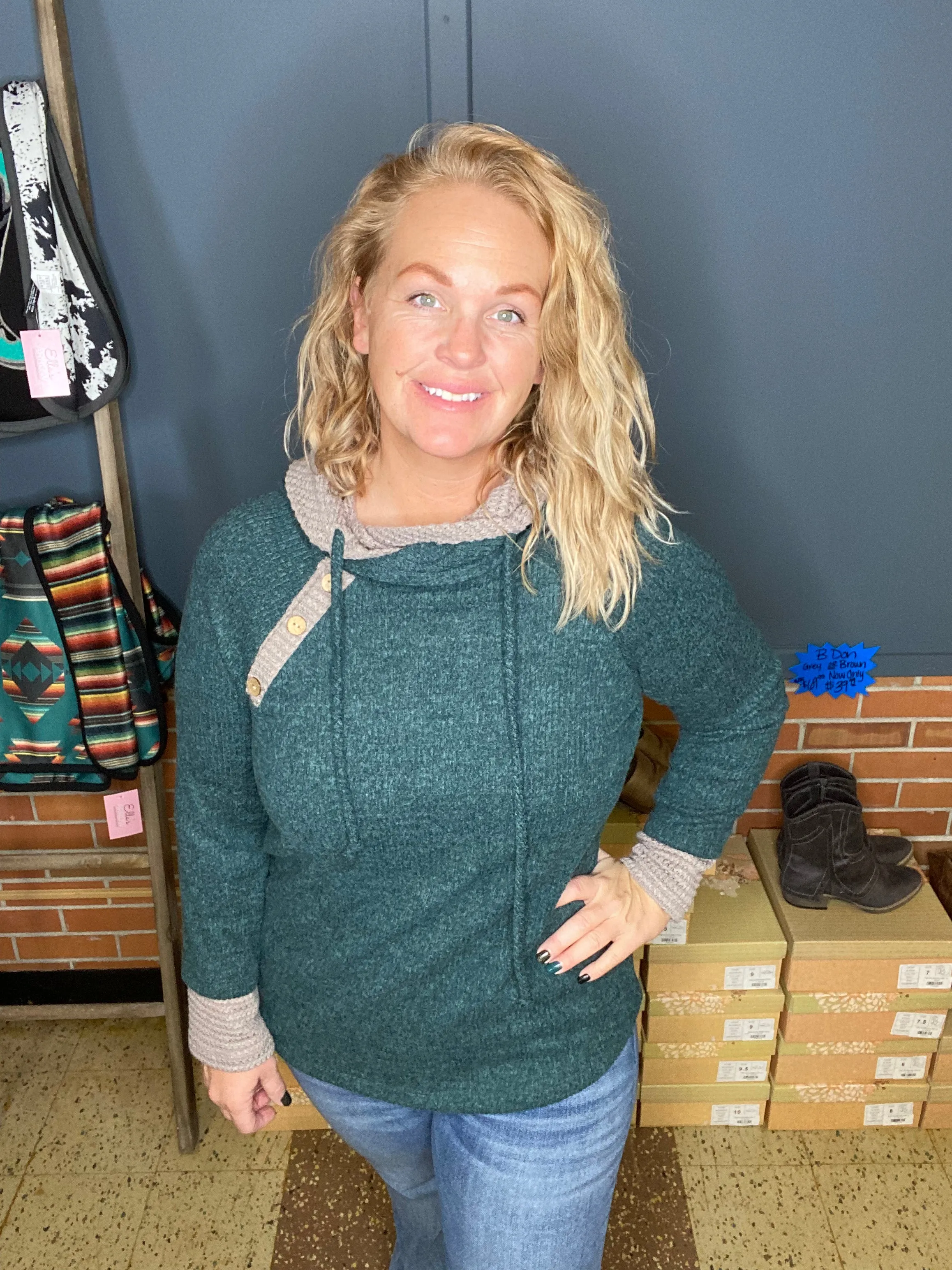 Unbroken Hunter Green Hoodie