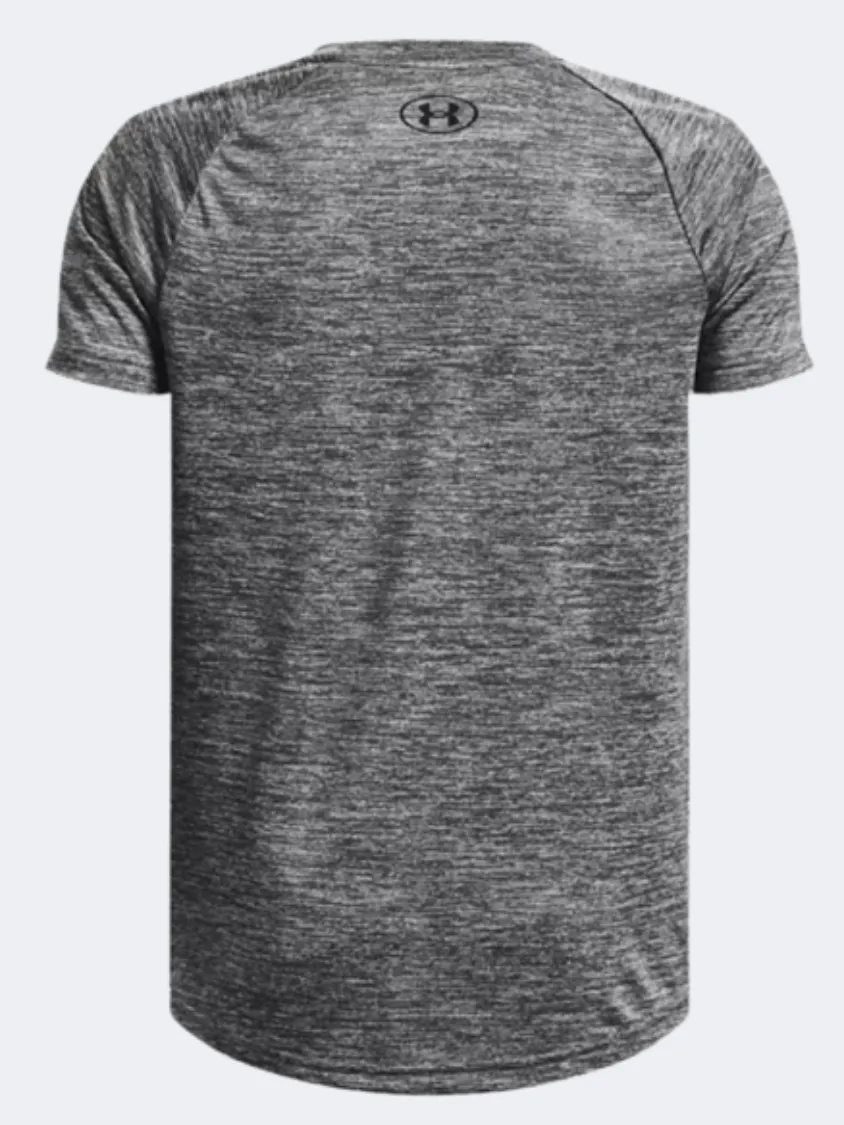 Under Armour Tech 2.0 Boys Training T-Shirt Pitch Grey/Black
