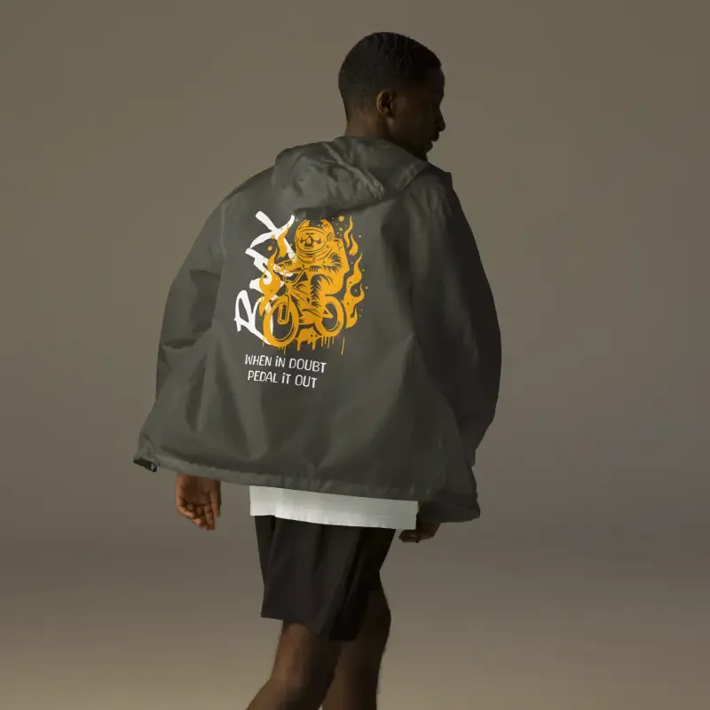 Unisex Lightweight Zip Windbreaker for Wind Chasers