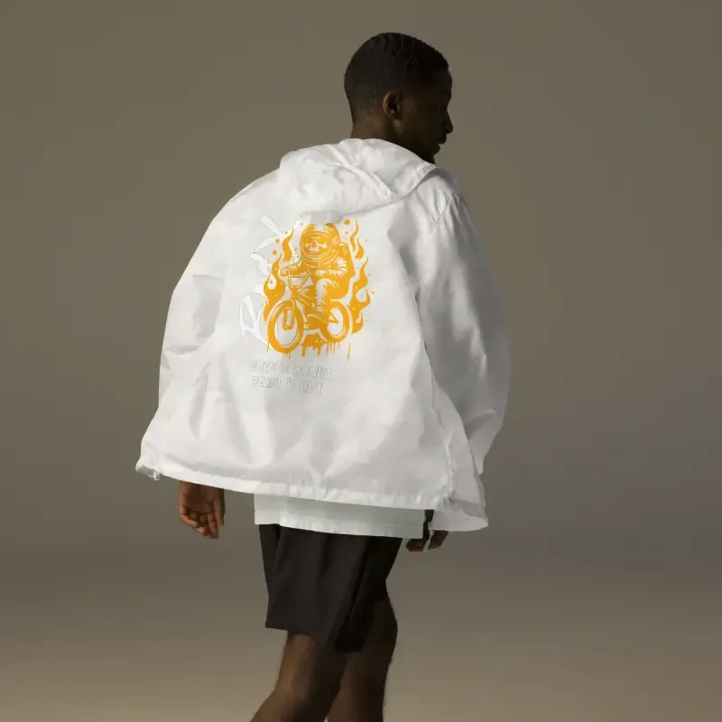 Unisex Lightweight Zip Windbreaker for Wind Chasers