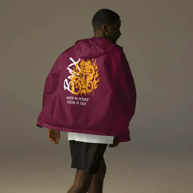 Unisex Lightweight Zip Windbreaker for Wind Chasers