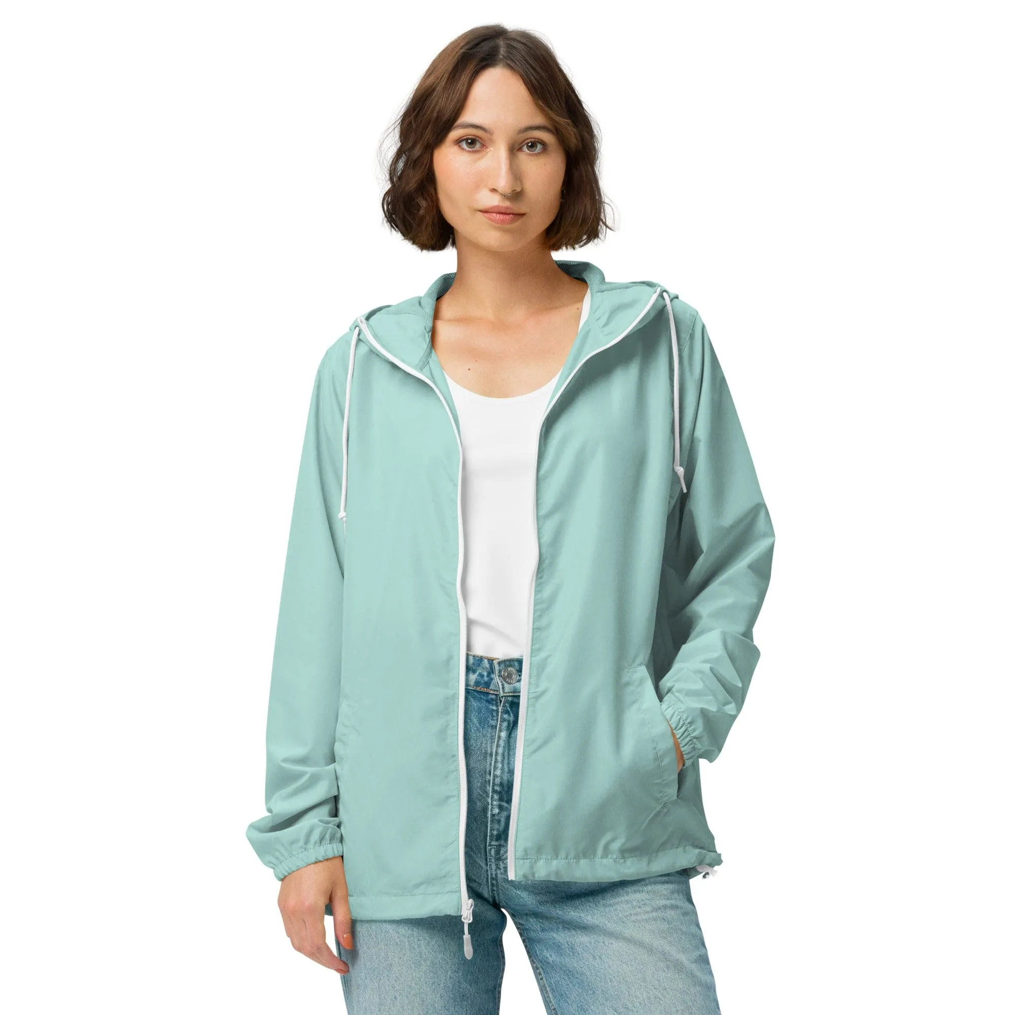 Unisex Personalized Lightweight Zip up Windbreaker Bridesmaid Gift Graduation Gift Greek Sorority