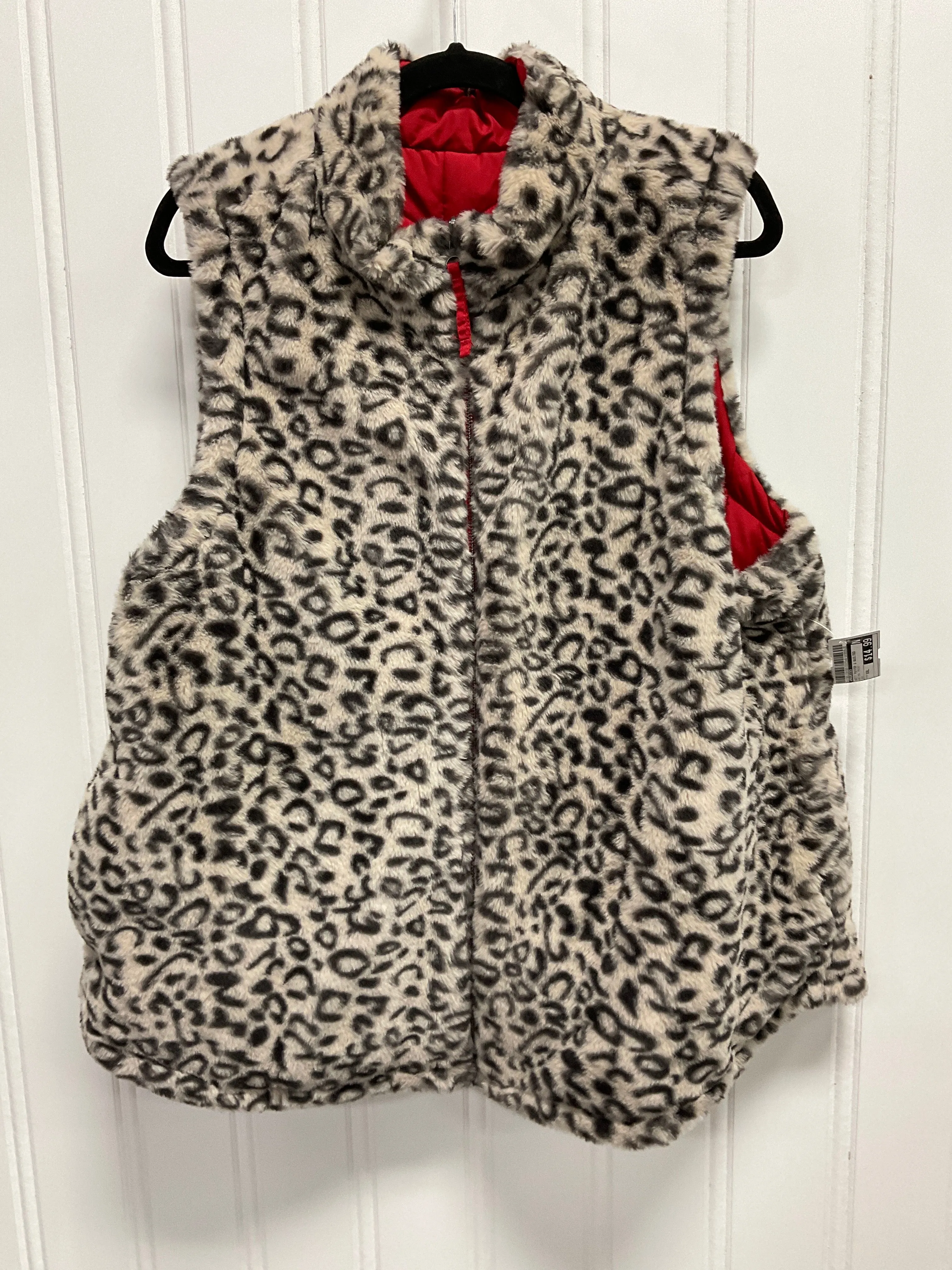 Vest Puffer & Quilted By Maurices In Animal Print, Size:Xxl