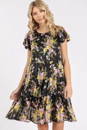 Wanderlust Floral Tiered Dress – Perfect for Exploring