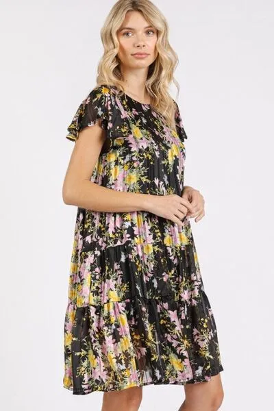 Wanderlust Floral Tiered Dress – Perfect for Exploring