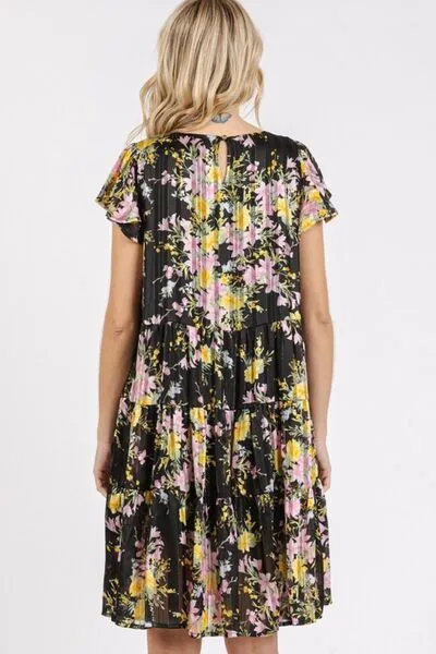 Wanderlust Floral Tiered Dress – Perfect for Exploring