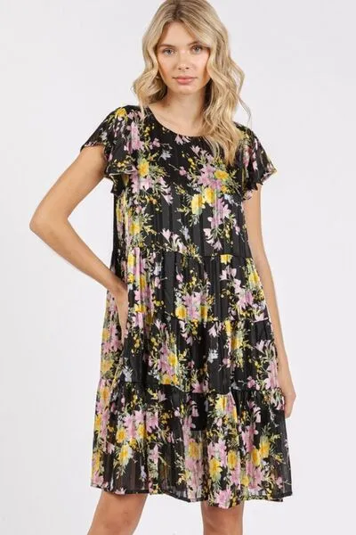 Wanderlust Floral Tiered Dress – Perfect for Exploring