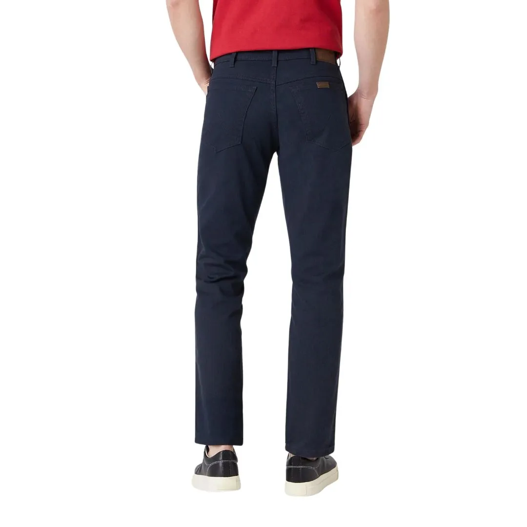 Wrangler Durable Non Denim Classic Fit Jeans in Navy