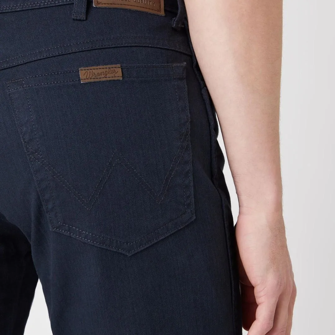 Wrangler Durable Non Denim Classic Fit Jeans in Navy