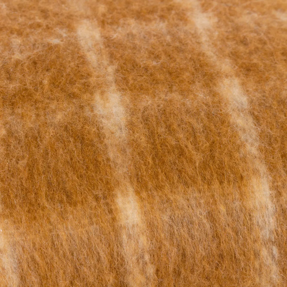 Yarrow Check Cushion Ginger