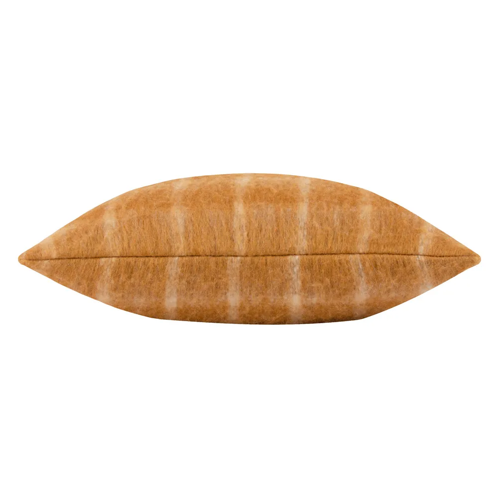 Yarrow Check Cushion Ginger